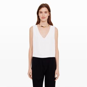Club Monaco Kayce Ribbed Crop Top